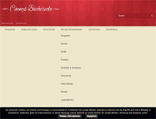 Tablet Screenshot of buecherecke.connys-welt.com